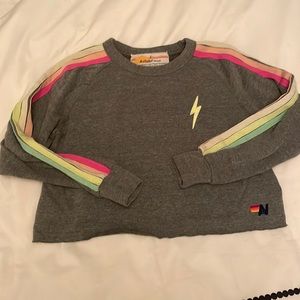 Aviator Nation cropped sweatshirt